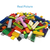 60pcs DIY Building Blocks Thick Figures Bricks 2x2 Dots Educational Creative Size Compatible With 3003 Plastic Toys for Children