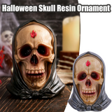 0709BA Figurines Miniatures Ghost Skeleton Ornament Skull Micro Landscape Ornaments For Halloween Decorations Hoom Desk Accessories