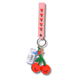 Cherry Squishy Wristlet Keychain – Cute Fidget Bag Charm