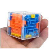 2407TA 3D Maze Magic Cube Six-sided Transparent Puzzle Speed Cube Rolling Ball Magic Cubes Maze Toys For Children Stress Reliever Toys