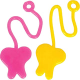Neon Sticky Tooth kids Toys In Bulk- Assorted