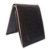Stylish & Exotic Reptilian Pattern Genuine Leather Wallet For Men's
