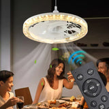 2-in-1 Adjustable Fan Light with Remote Control For Home Decor