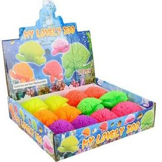 Light-Up Turtle Puffer Ball Toys For Kids- Pieces/Dozen
