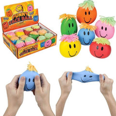 Smiley Stretch Ball kids Toys In Bulk- Assorted