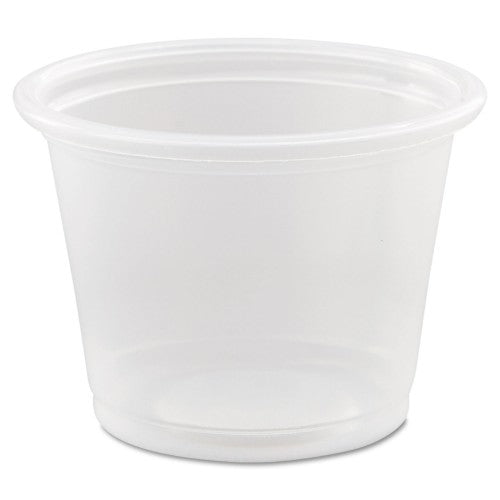 1 Oz Clear Polystyrene Portion Cup-2500 Pcs Case