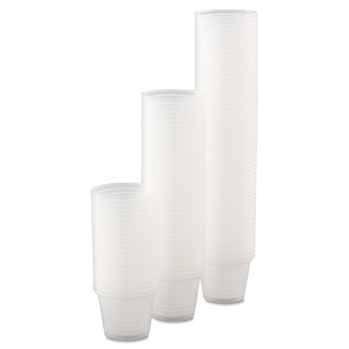 1 Oz Clear Polystyrene Portion Cup-2500 Pcs Pallet( 10cases/pallet)