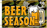 Wholesale BEER SEASON DRINKING 3' X 5' FLAG (Sold by the piece)