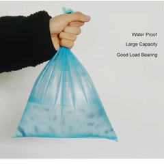 Biodegradable Portable Dog Waste Poop Bags - Scented, Green, and Plastic-Free