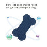 Slow Feeding Dog Lick Mat with Suction Cups for Bath Time Entertainment