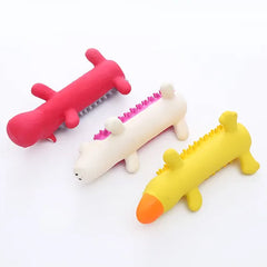 Keep Your Dog Entertained with Our Duck Latex Dog Chew Toy