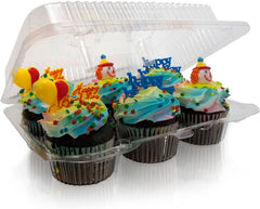 6CT HINGED CUPCAKE CONTAINER 150