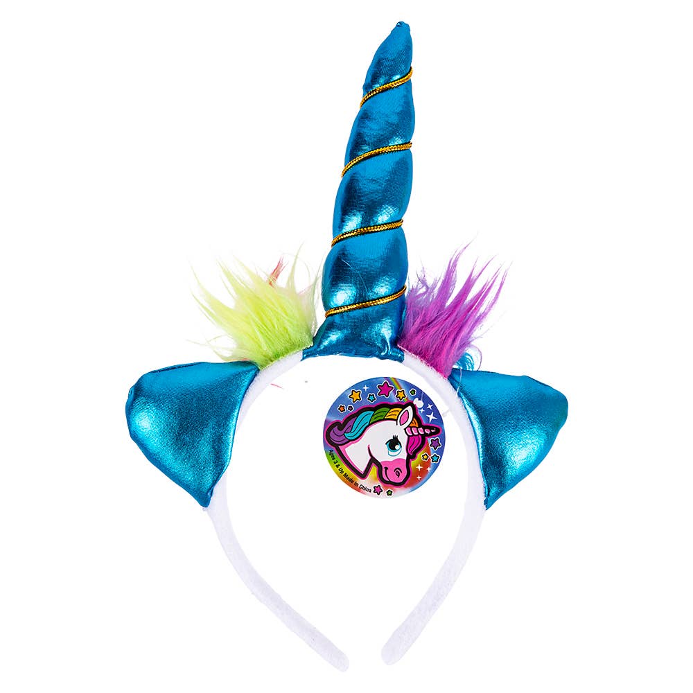 Buy METALLIC UNICORN HEADBAND in Bulk