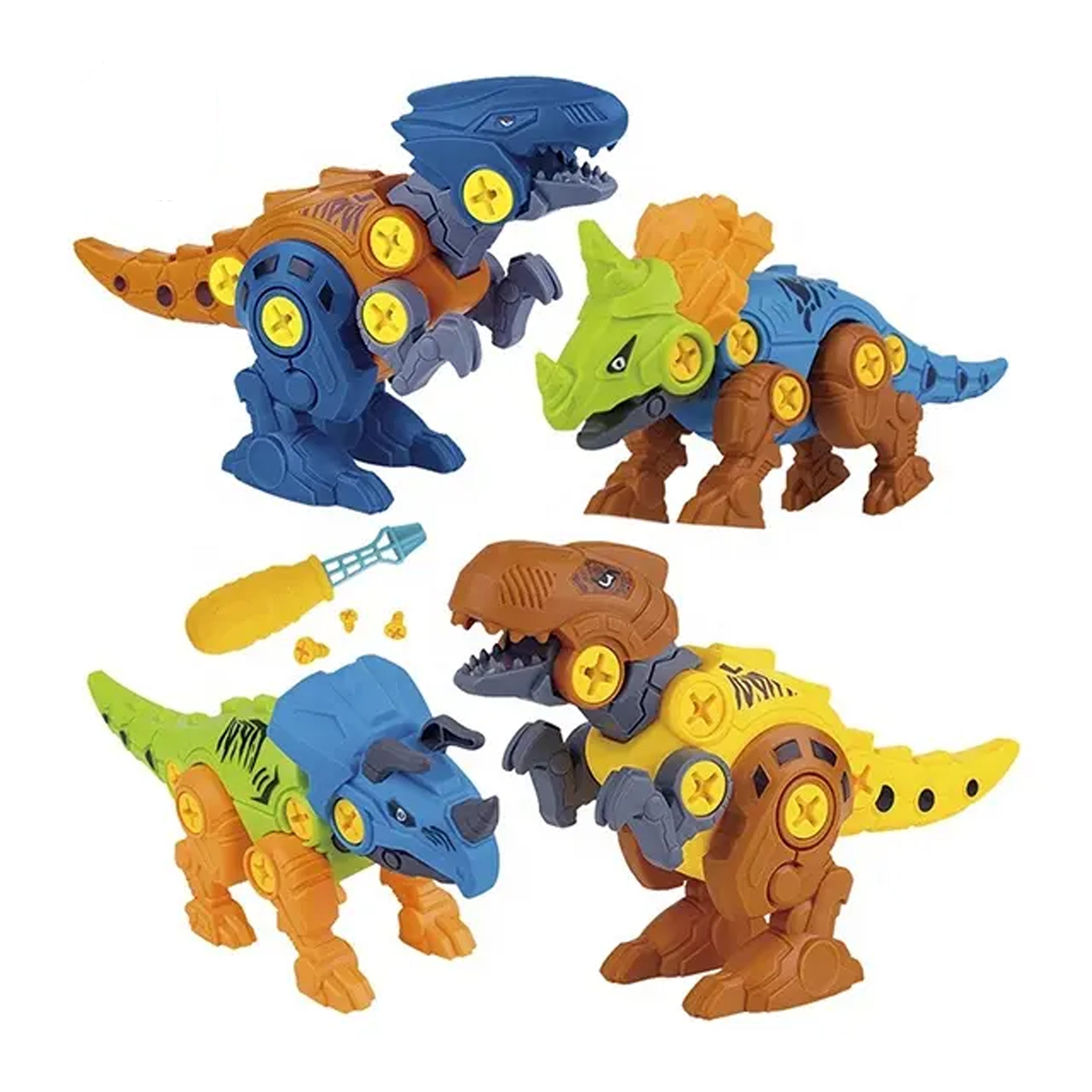 Dinosaur Toy with Drill Assembly - A Fun and Interactive Playset for Kids