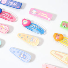 Cartoon Pattern Hair Pins for Children's