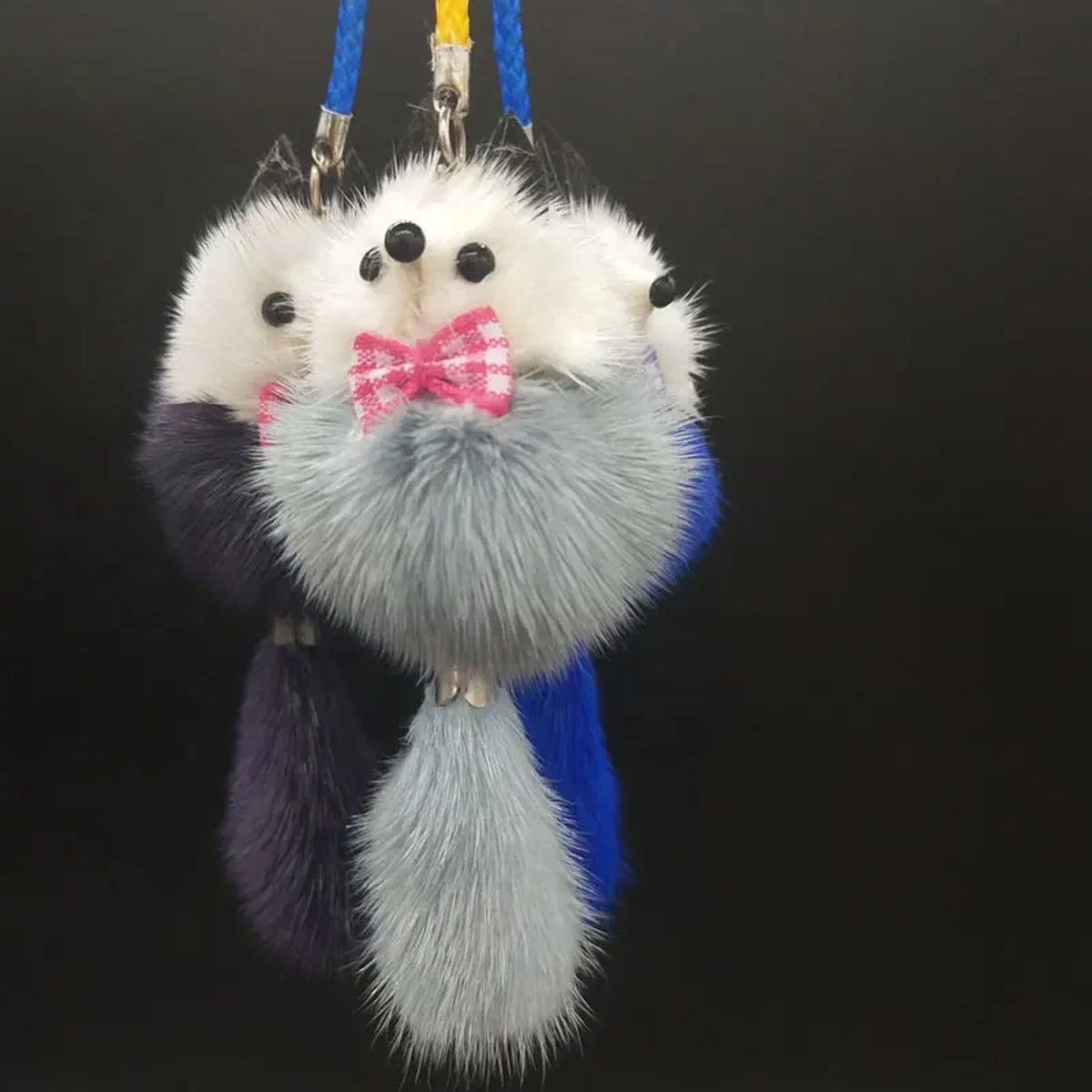 Mini Plush Cat Keychain Toy