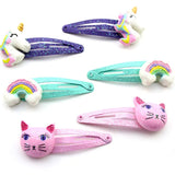 Children Hairclip Metal Snap