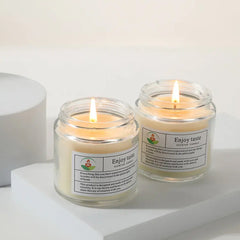 Glass Candles with Pure Perfume Scent: Perfect for Parties and Special Occasions