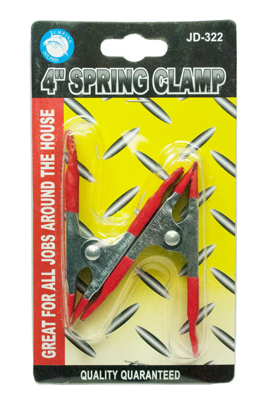Bulk Buy 2 PC Metal 4" Spring Clamp
