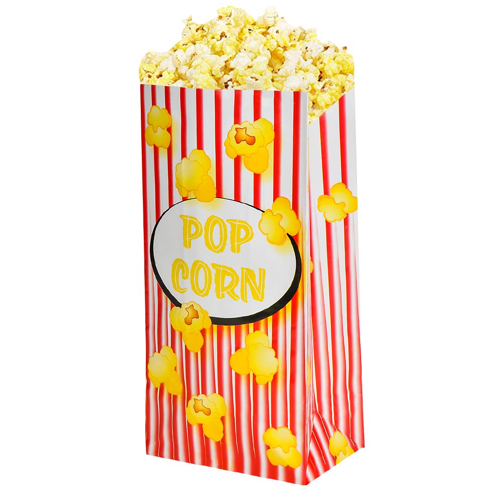 Buy POPCORN PAPER BAG 5"x 3.25"x 10" in Bulk