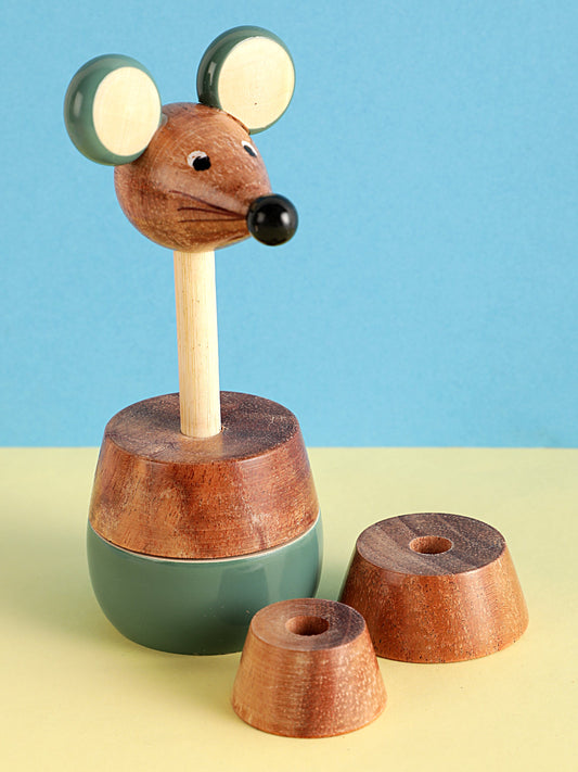 Wooden Lil Mouse Counting Set