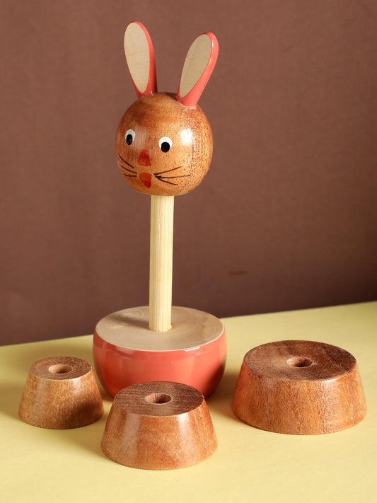 Wooden Rabbit Counting Set