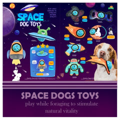 Space Dog - Toys for Aggressive Chewers, Built to Withstand Tough Play and Chewing