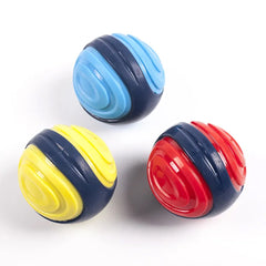 Dog Molar Teeth Cleaning TPR Plastic Bite Resistant and Wear Resistant Clicker Sounding Toy