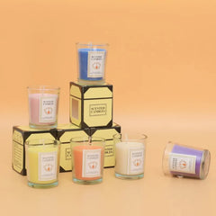 Luxury Soy Wax Scented Candles for Home Décor - Aromatherapy Candle Set