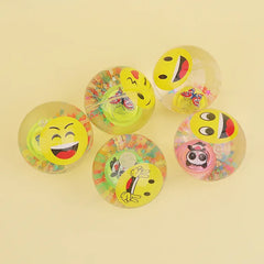 Ribbon Crystal Bling Bouncy Ball - Assorted