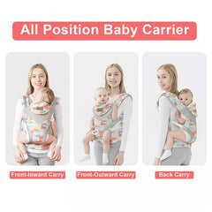 Carry Your Baby with Ease: Kangaroo Baby Carrier Bag Infants Front and Back Baby Carrier Backpack