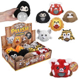 Buy 3" Zoo Animal Squeezy Bead plush in Bulk