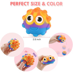 Smiling Pop Ball Fidget Toy