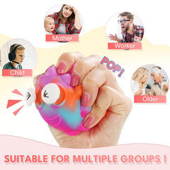 Smiling Pop Ball Fidget Toy