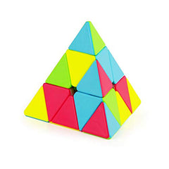 Triangle and Mirror Puzzle Cubes Combo