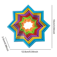 3D Plastic Colorful Magic Falling Star Toy