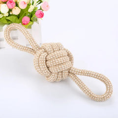 Keep Your Dog Active and Happy with Our Cotton Braided Ball Pet Dog Toy
