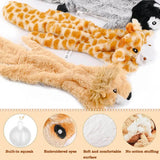 Crinkle Dog Plush Pet Toy - No Stuffing Animals Dog Chew Toy for Interactive Playtime