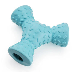 Durable Rubber Pet Chew Toy for Teeth Cleaning and Treat Dispensing