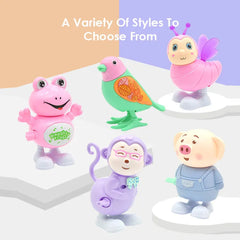 Colorful Cartoon Animals Clockwork Wind Up Toys - Fun and Educational Toys for Kids