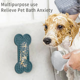 Slow Feeding Dog Lick Mat with Suction Cups for Bath Time Entertainment