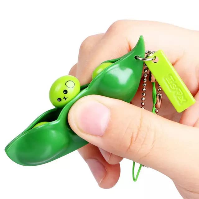 Beans Squeeze Pop it Keychain