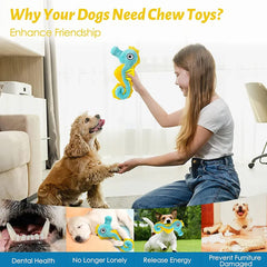 Dental Mesh Squeaky Dog Toys