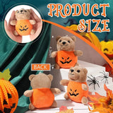 Plush Pumpkin Teddy Bear