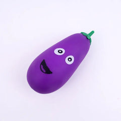 TPR Soft Stretchy Sand Filler Eggplant Squeeze Toy | Perfect Stress Reliever Toy
