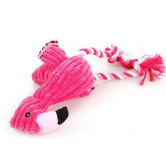 Flamingo Squeaky Pet Toy
