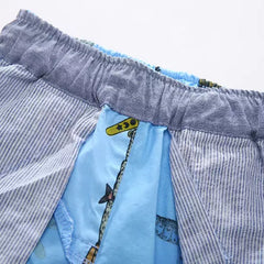 Polyester Cotton Fabric Beach Shorts