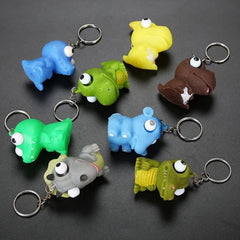 Squeeze Popping Toy Keychain