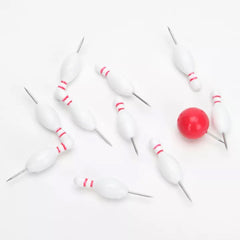 Add a Playful Touch to Your Workspace with Bowling Pin Pushpins | JSBlueRidge Wholesale