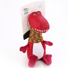 Add Some Fun to Your Pet's Playtime with Our Animal Squeaky Toys Oxford Cloth Dinosaur Plush Toys